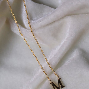 Uppercase Initial Necklace