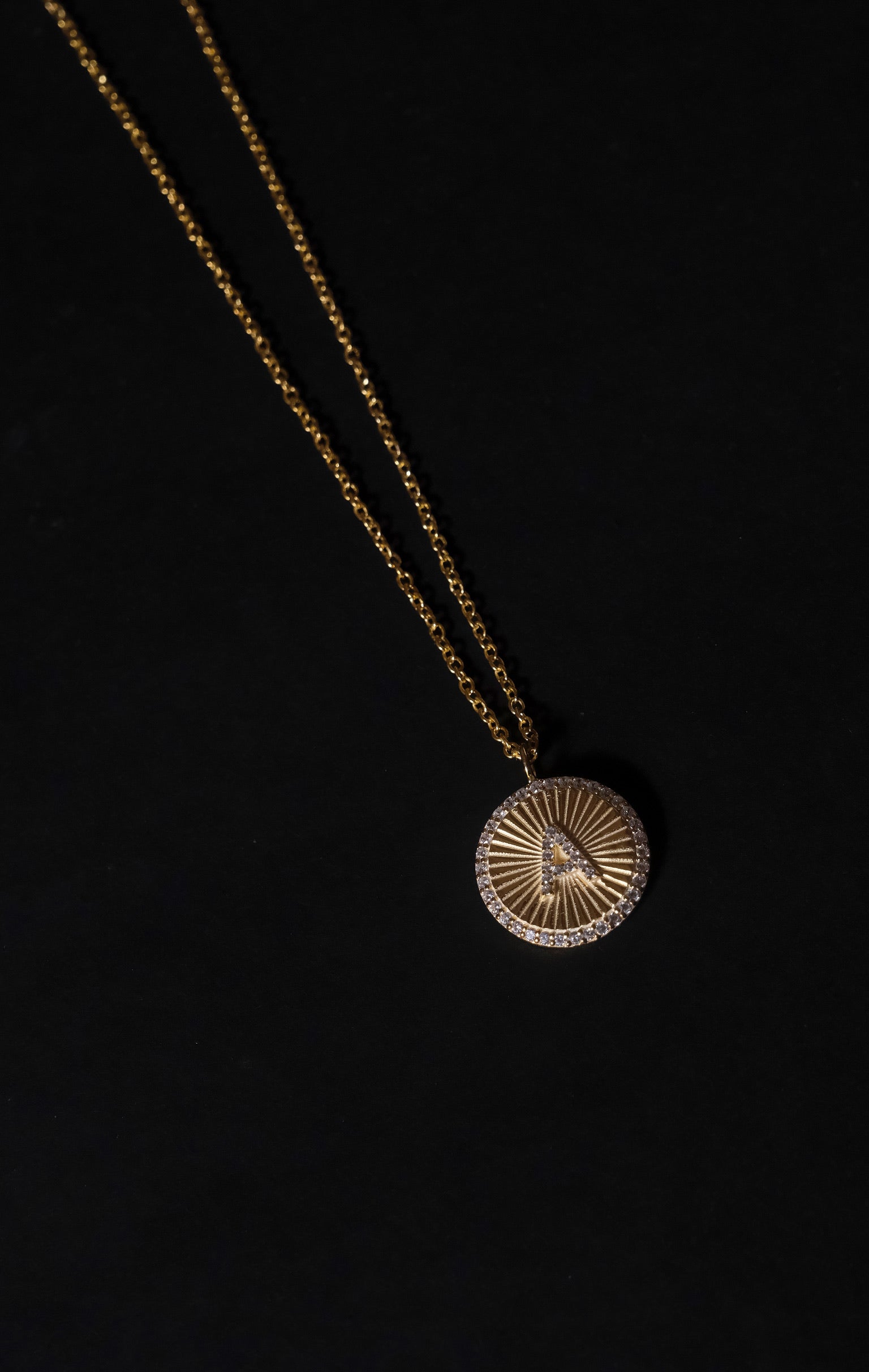 Initial Ray Necklace