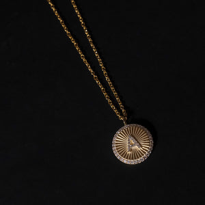 Initial Ray Necklace