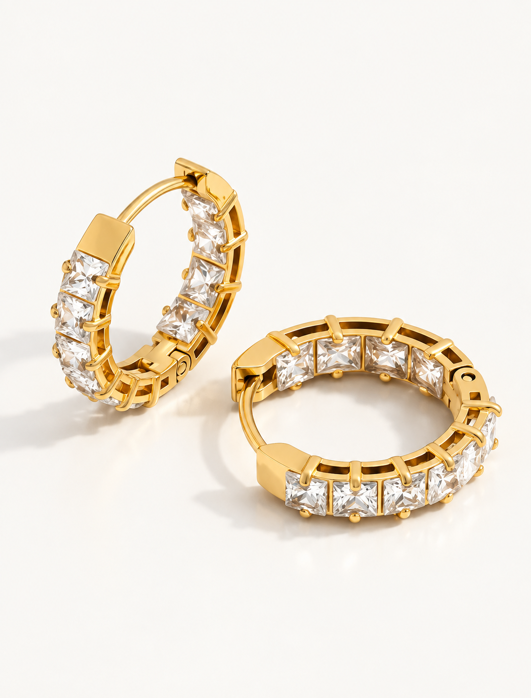 Baguette Eternity Hoop