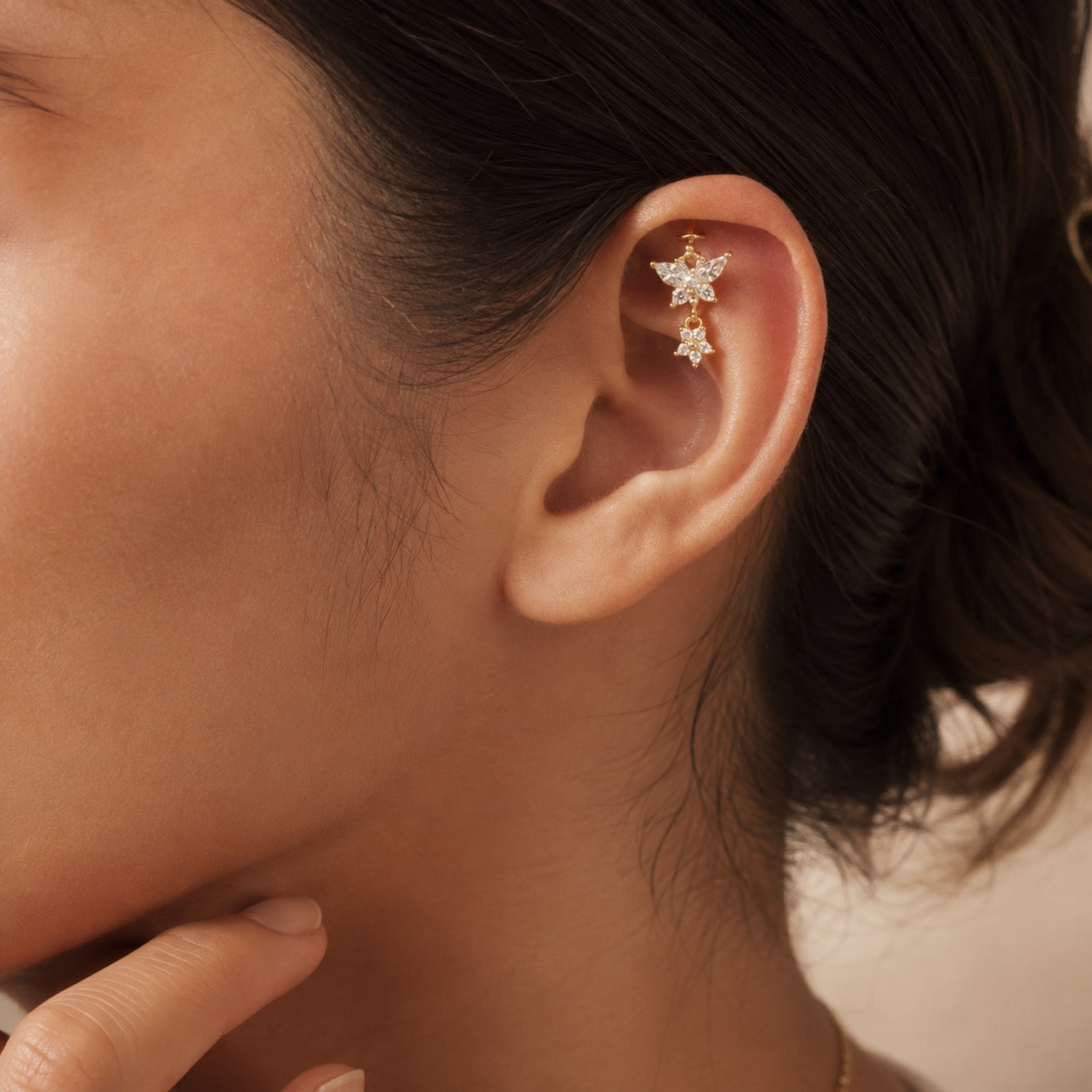 Butterfly Micro Hanging Studs