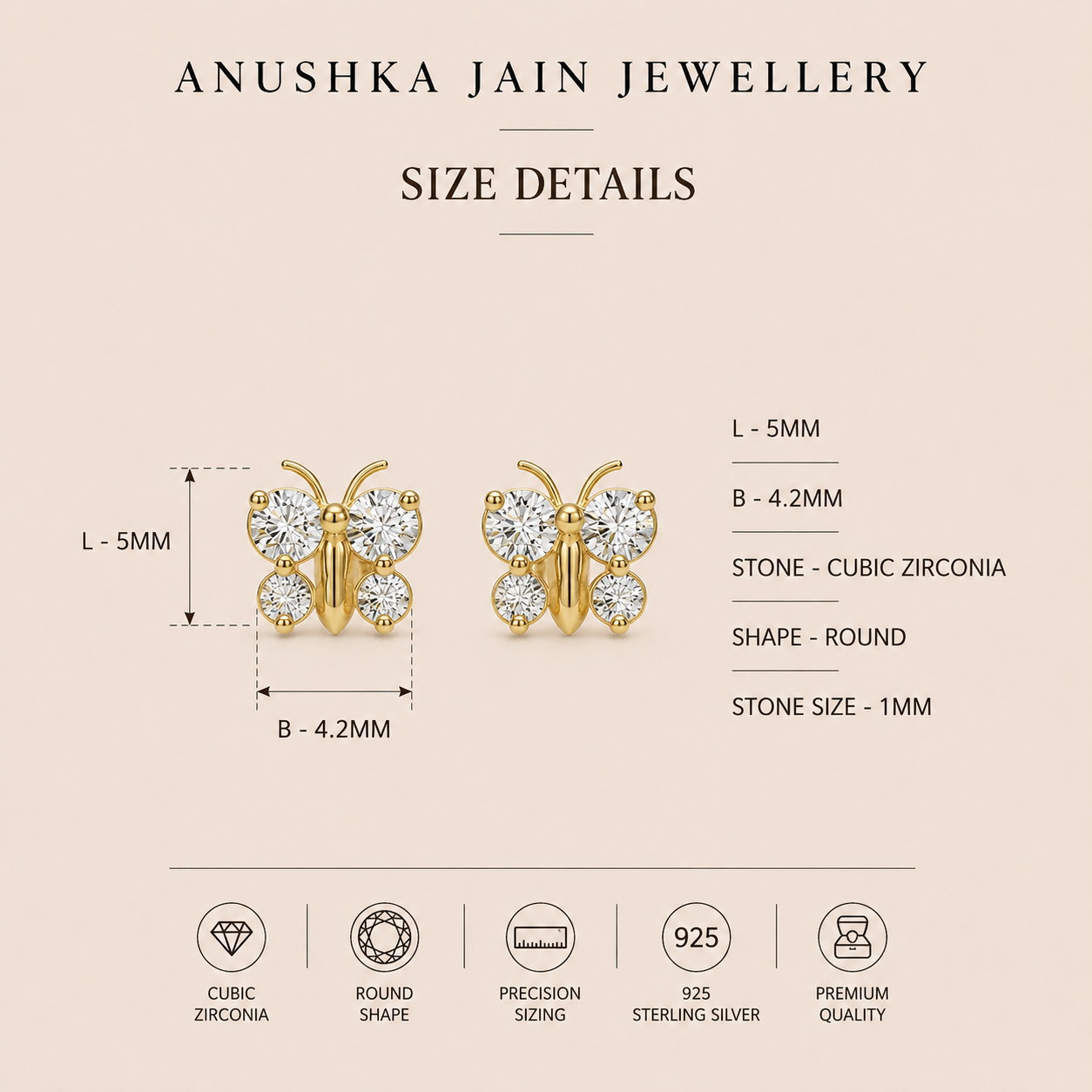 Butterfly Studs