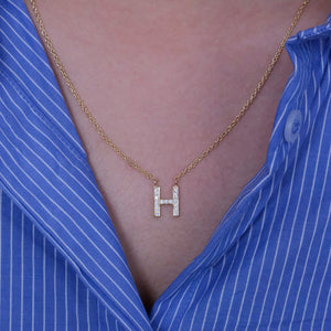 Initial Diamond Necklace