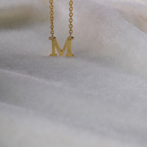 Uppercase Initial Necklace