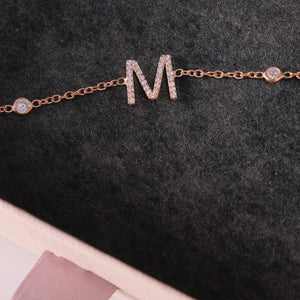 Single Letter Bracelet