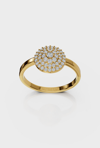 Diamond Circle Ring