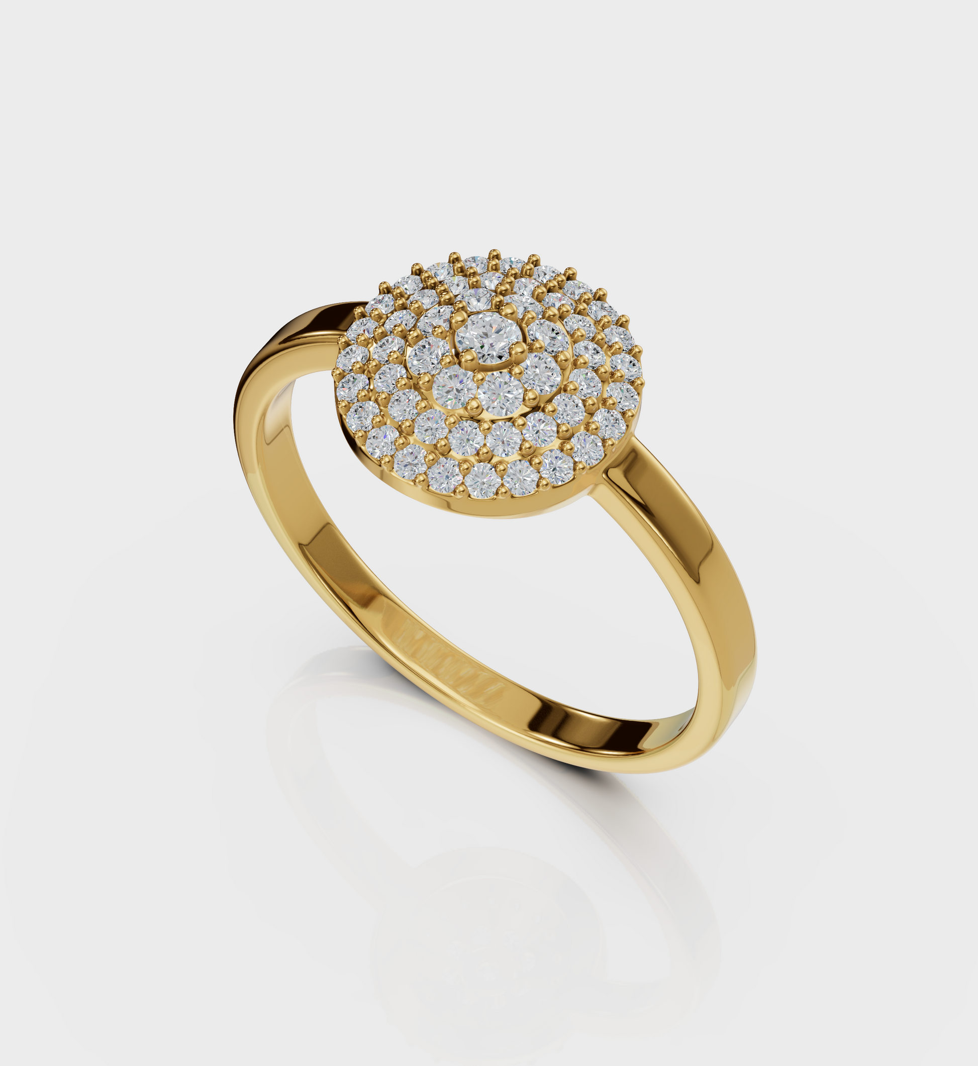 Diamond Circle Ring