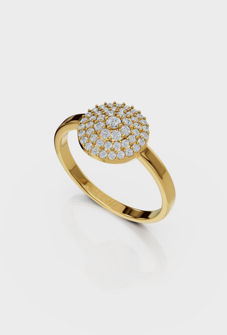 Diamond Circle Ring