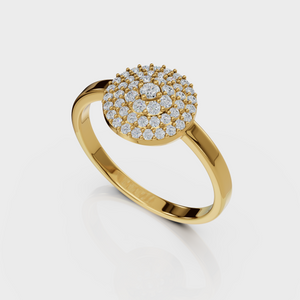 Diamond Circle Ring