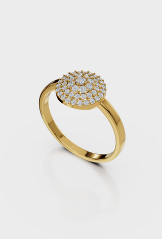 Diamond Circle Ring