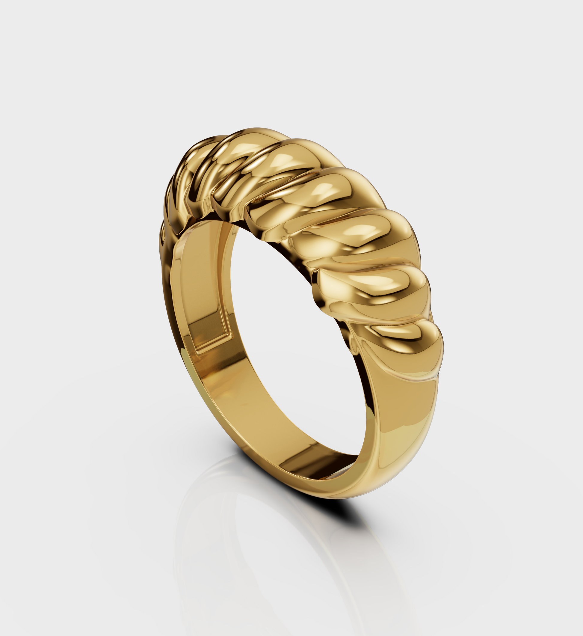 Curved Mound Ring