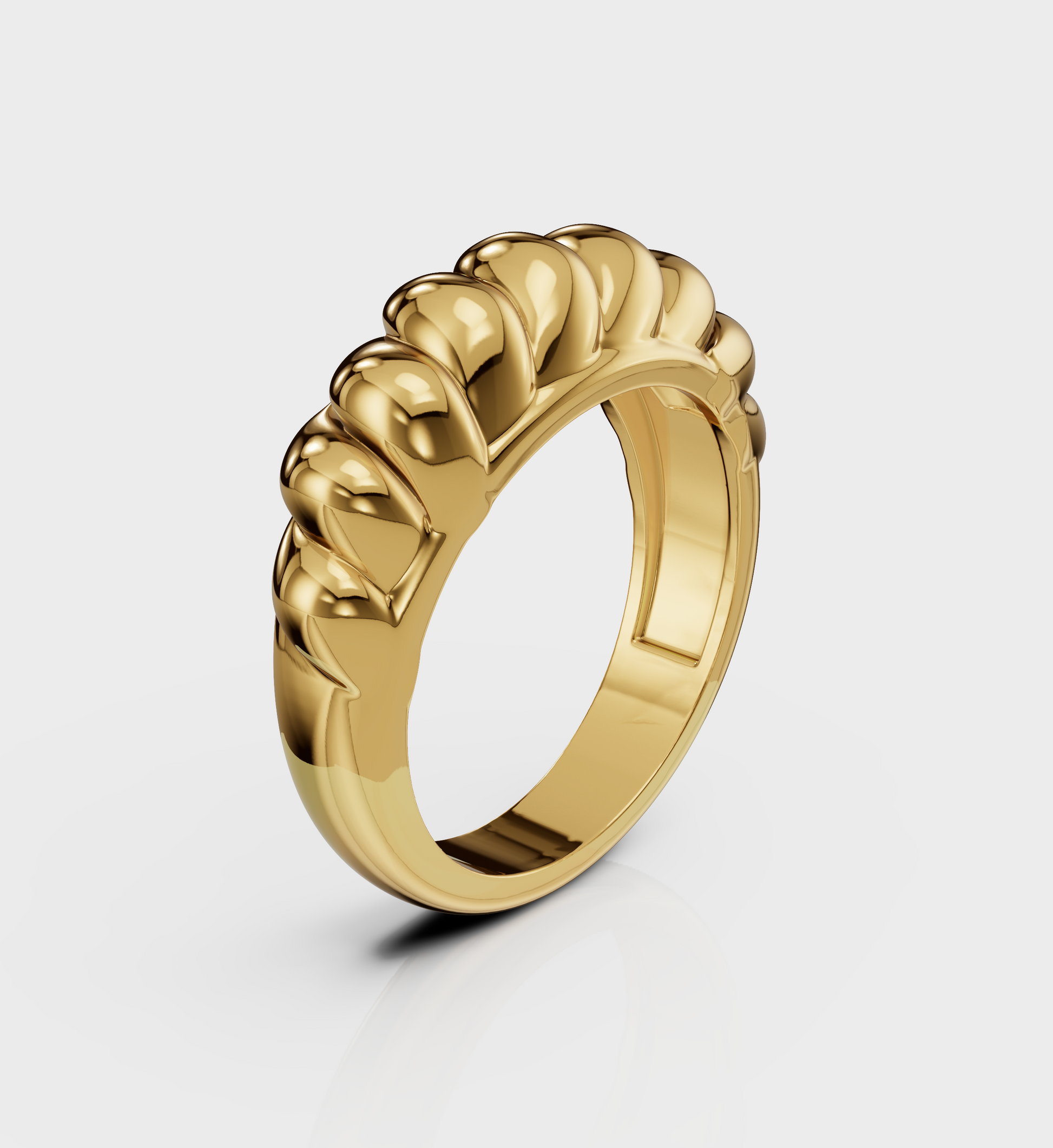 Curved Mound Ring