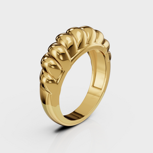 Curved Mound Ring