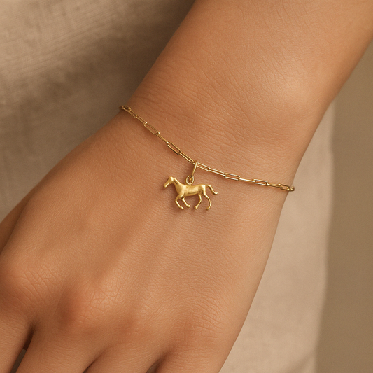 Horse Riding Charm