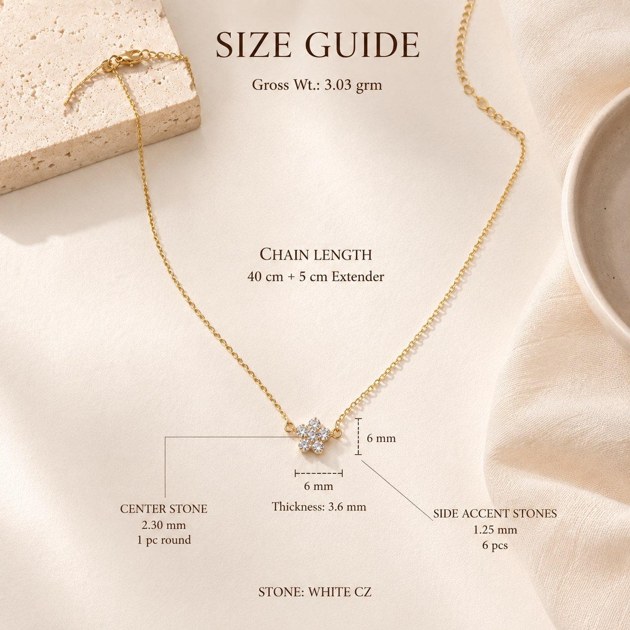 Micro Star Necklace