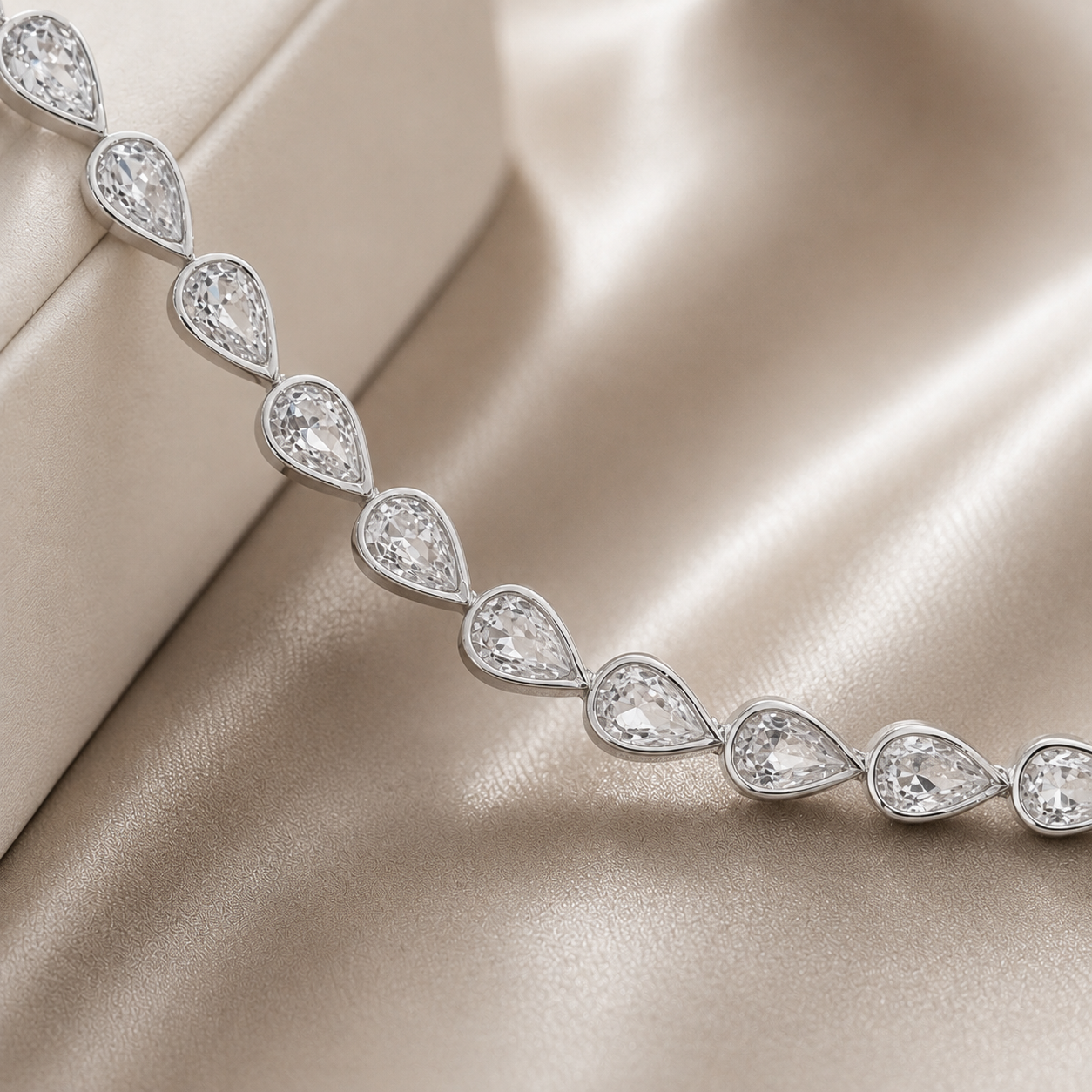 Pear Tennis Bracelet