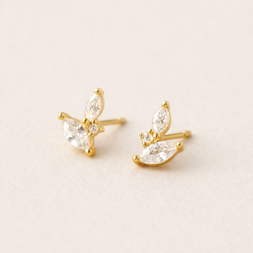 Duo Marquise Studs