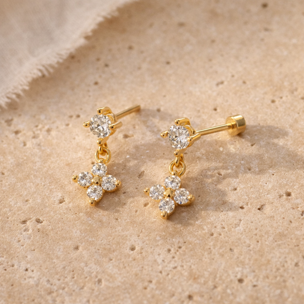 Fleur Drop Stud