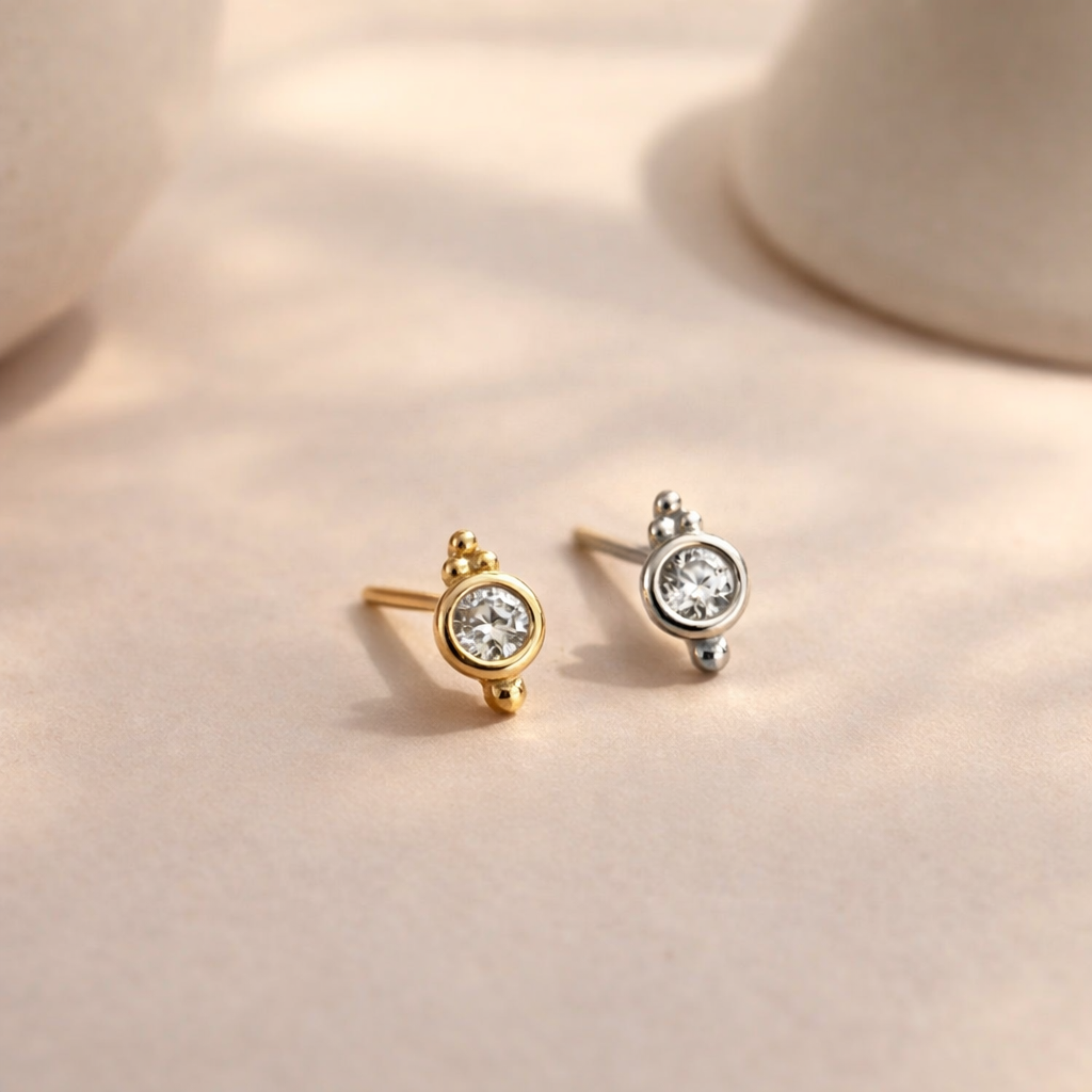 Petite Diamond Studs