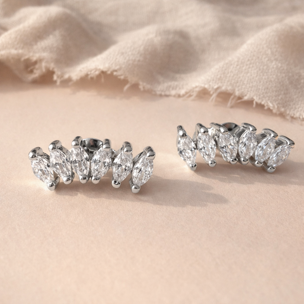 Climber Diamond Studs