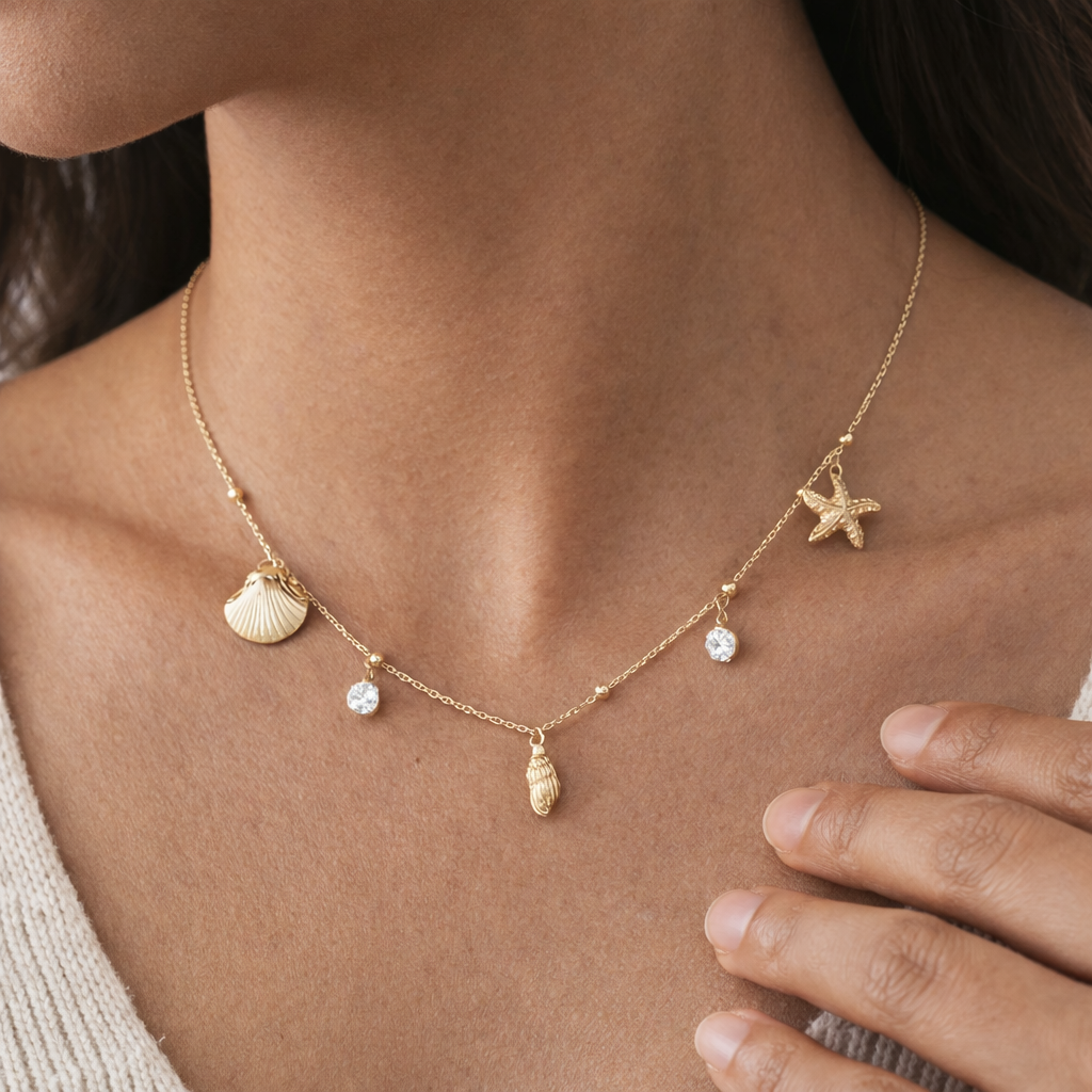 Beach Charm Necklace