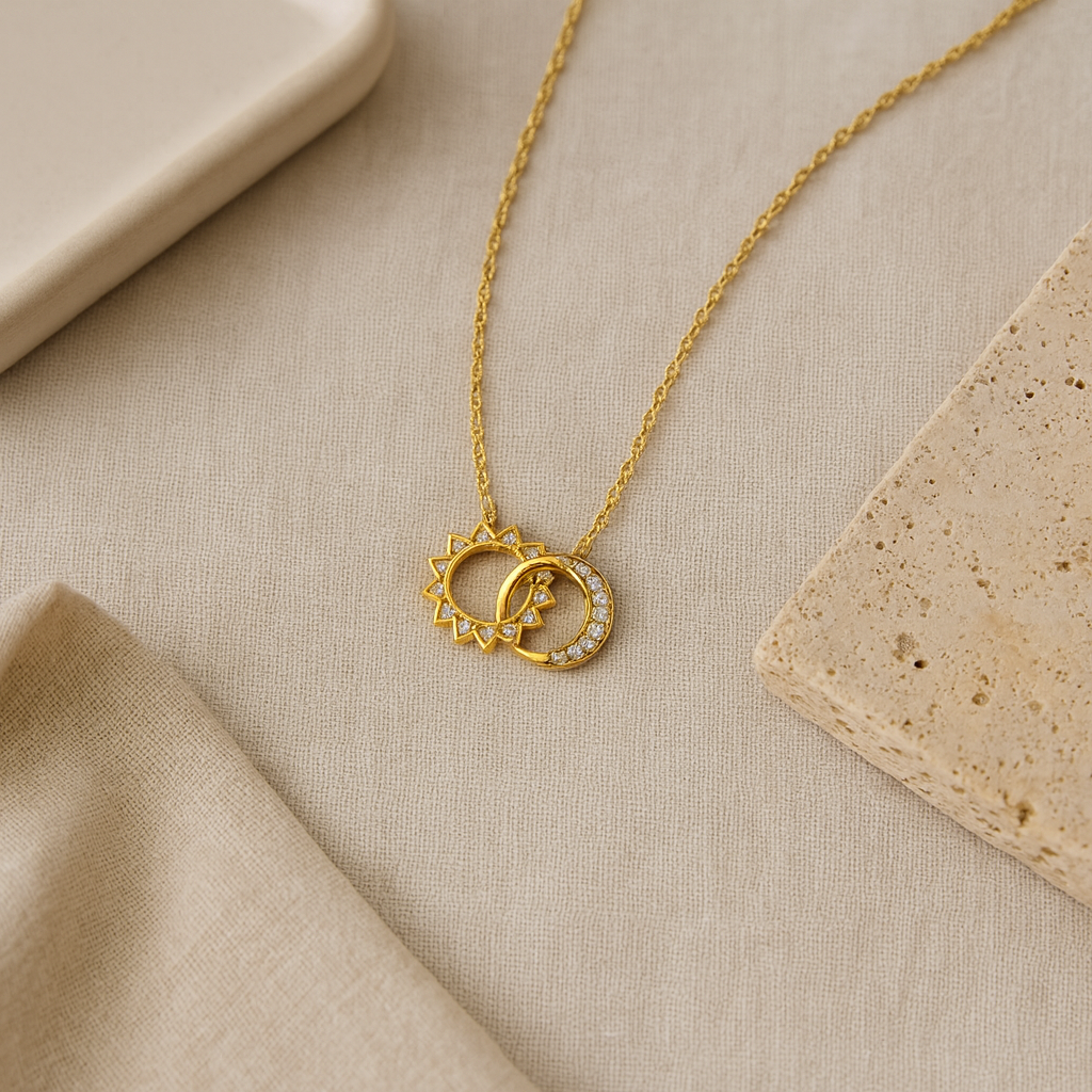 Interlocked Eternity Necklace