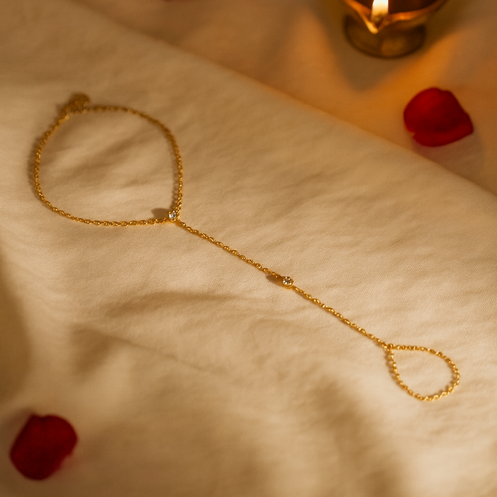 Duet Diamond Anklet