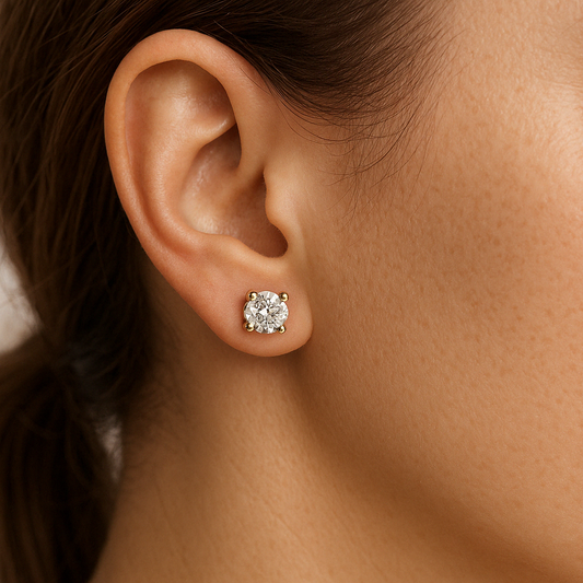 7 mm Diamond Studs