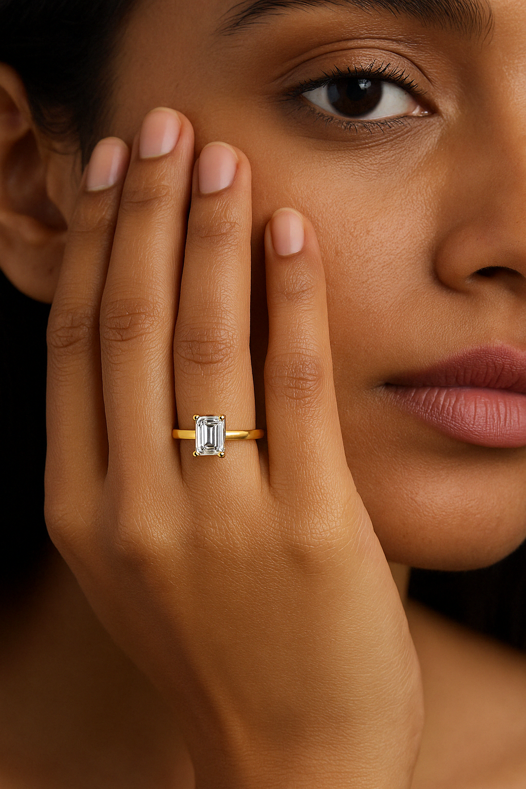 Emerald Cut Diamond Ring