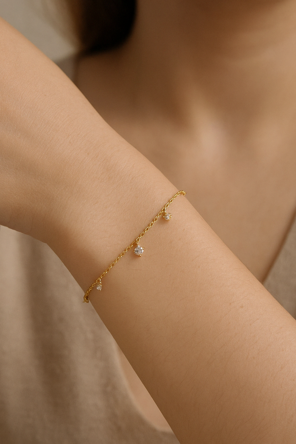 Drop Diamond Bracelet