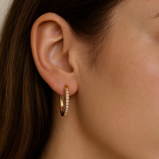 CZ Hoops Earring