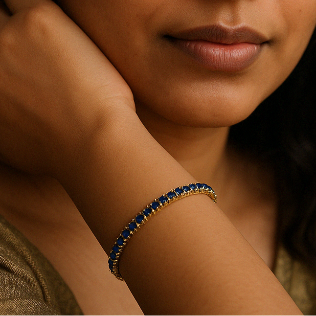 Sapphire Tennis Bracelet