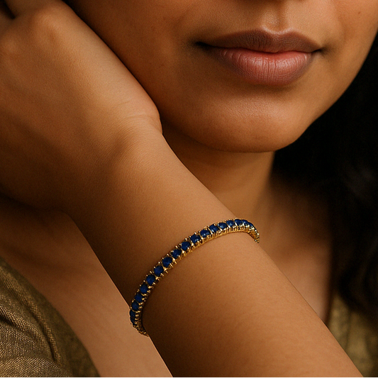 Sapphire Tennis Bracelet
