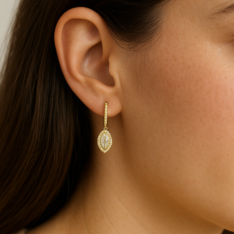 Marquise Diamond Earrings
