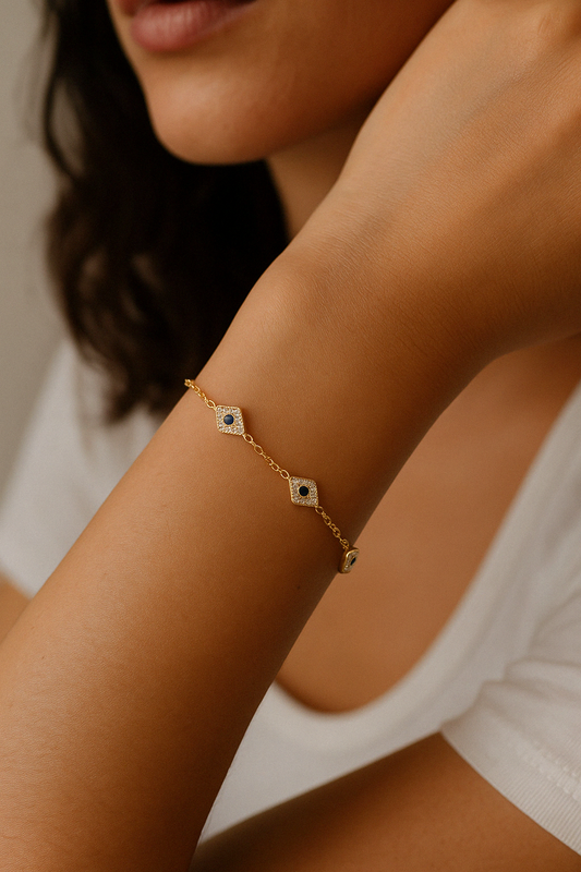 Evil Eye Diamond Bracelet