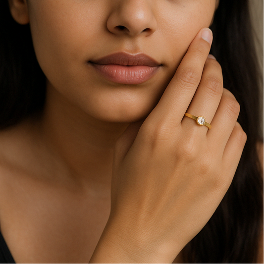Single Diamond Ring