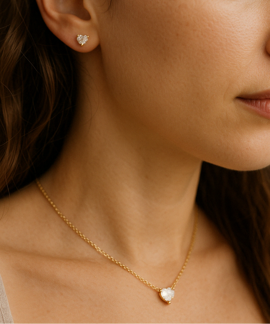 Heart Diamond Set