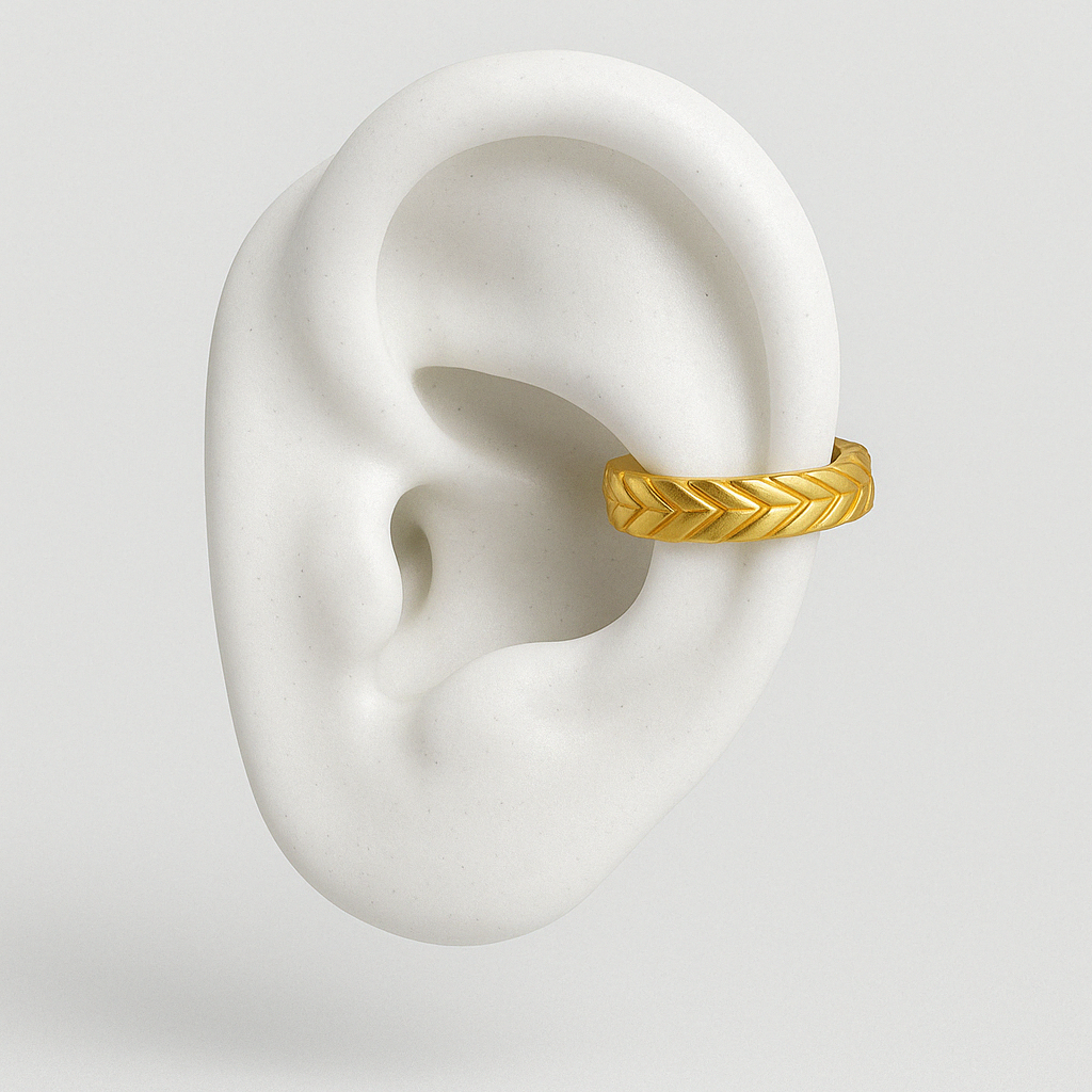 Solid Leaf Ear Cuff