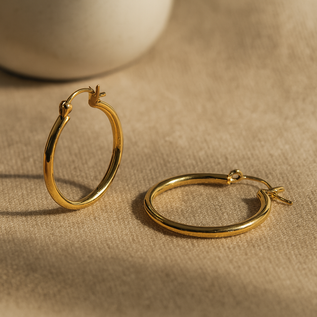 Classic Gold Hoops