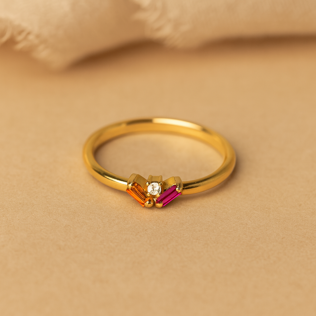 Floral Cascade Ring
