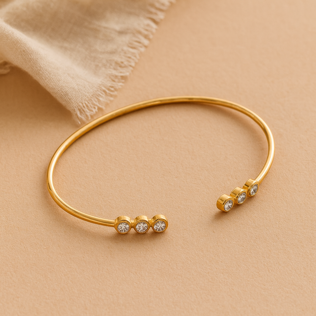 Tri Diamond Cuff