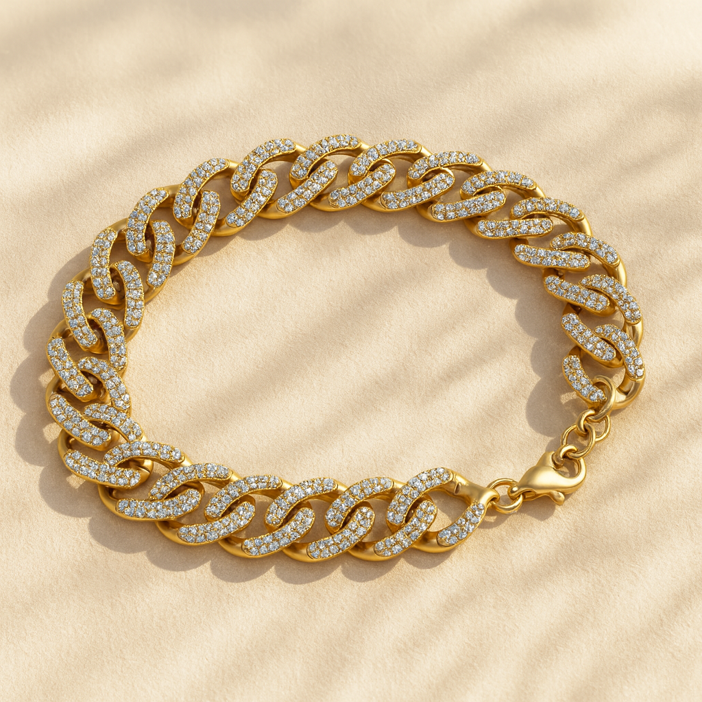 Cuban Diamond Bracelet