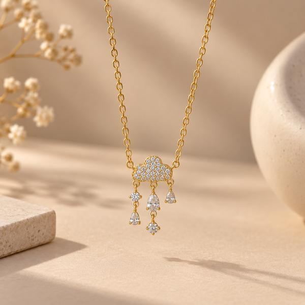 Cloud Drop Necklace