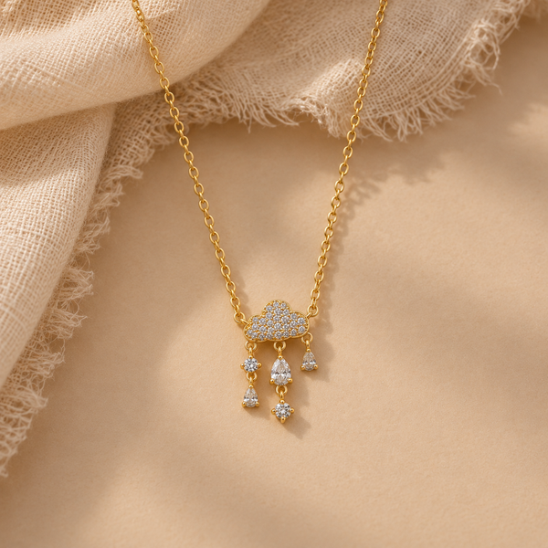Cloud Drop Necklace