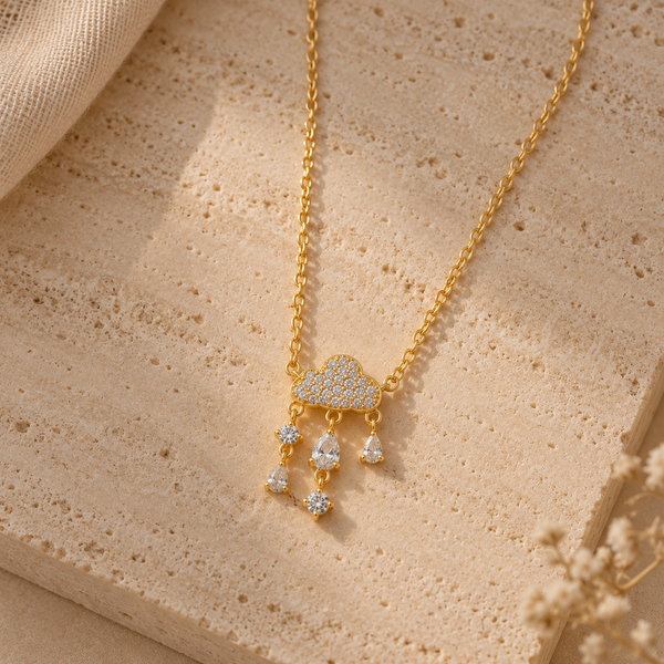Cloud Drop Necklace