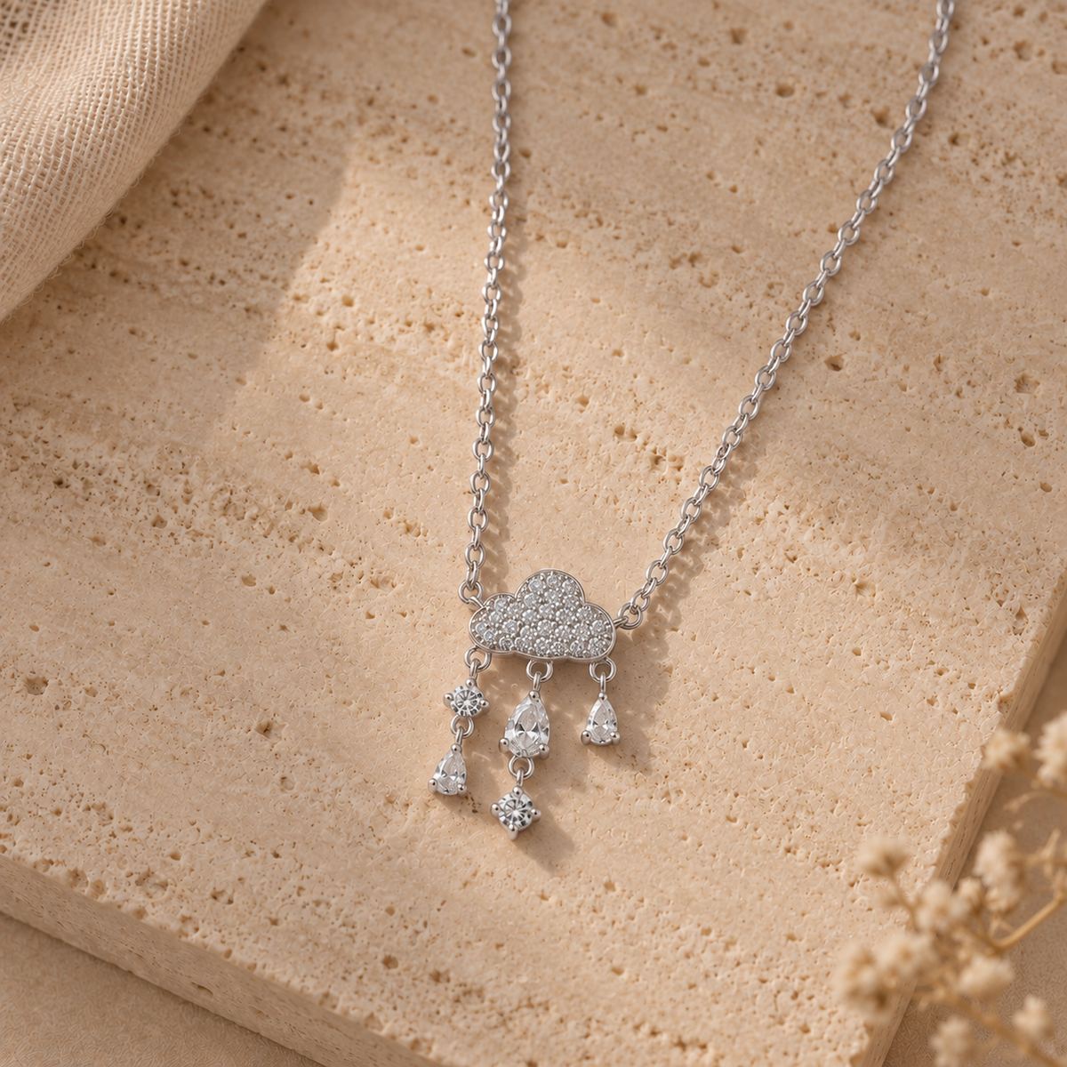 Cloud Drop Necklace
