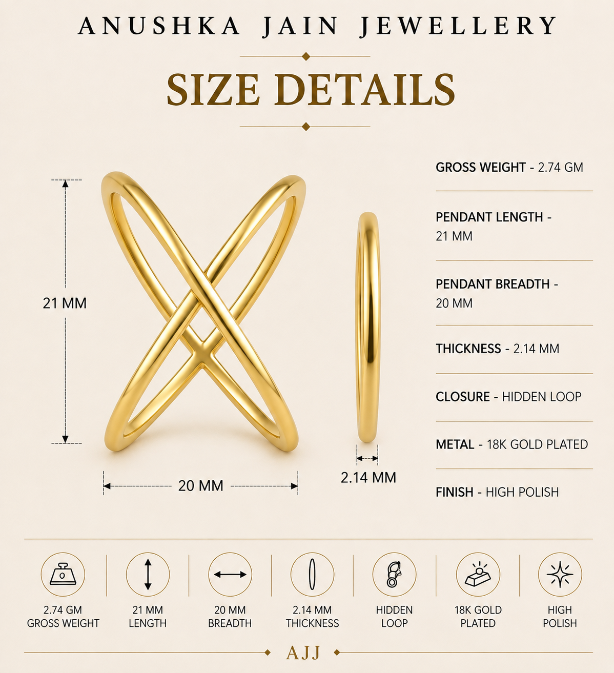 Criss Cross Ring