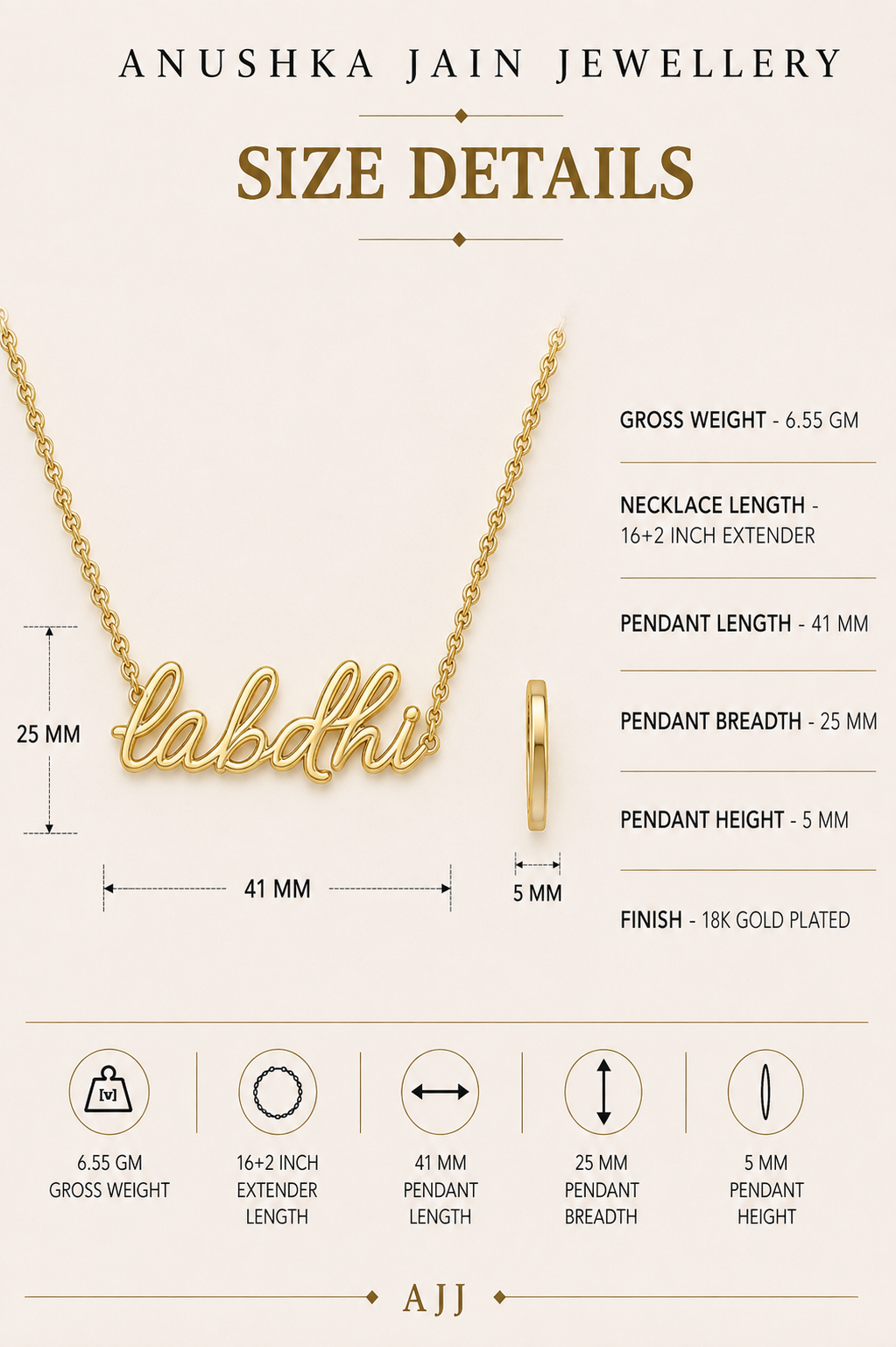 Cursive Name Necklace