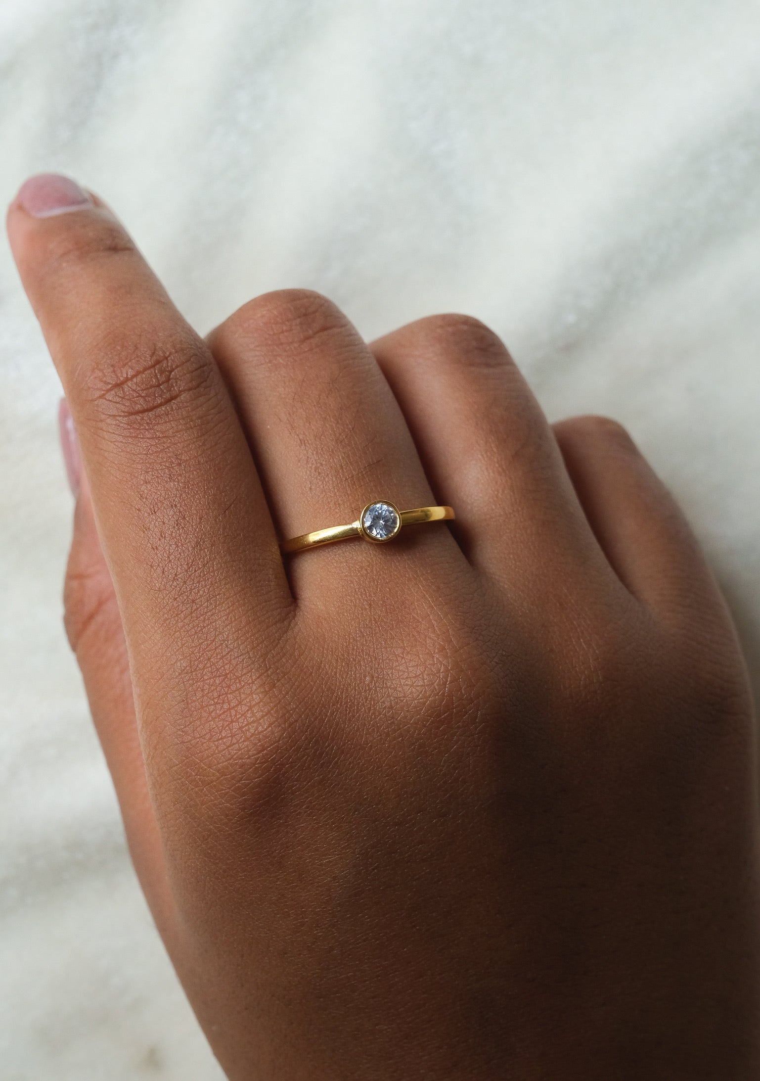 Single Diamond Ring