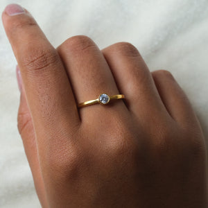 Single Diamond Ring